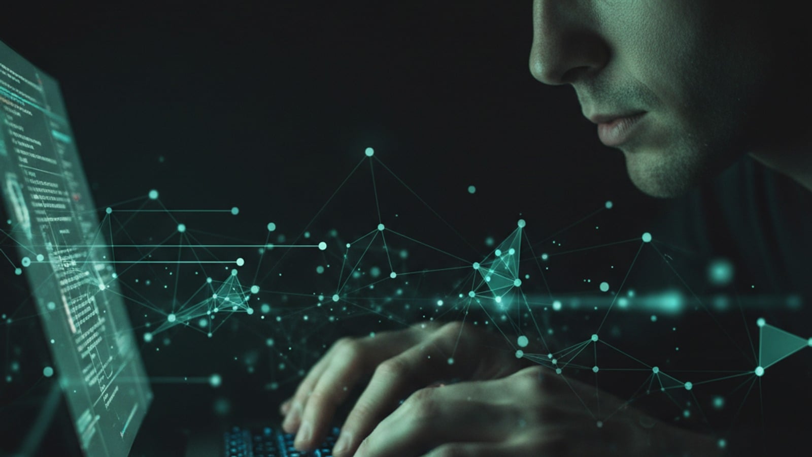 Empresário lendo lei LGPD no computador — adequação obrigatória para todas as empresas